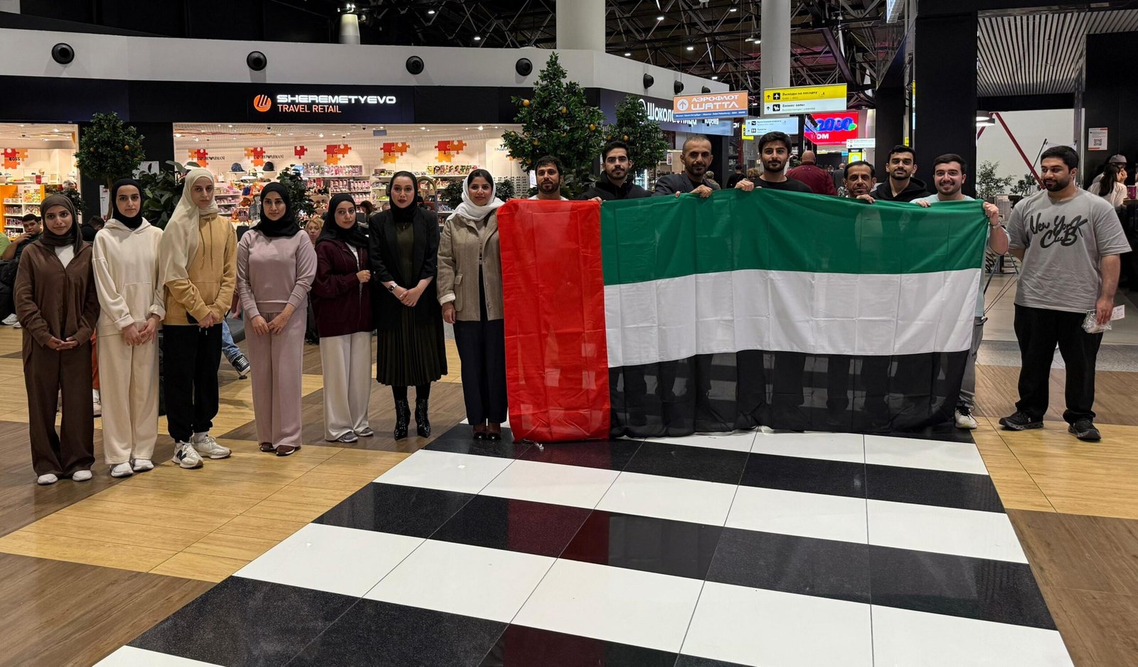 سفارة  الإمارات في موسكو تستقبل الطلبة الإماراتيين المشاركين في الأولمبياد الدولي للأمن المالي بمدينة كراسنويارسك